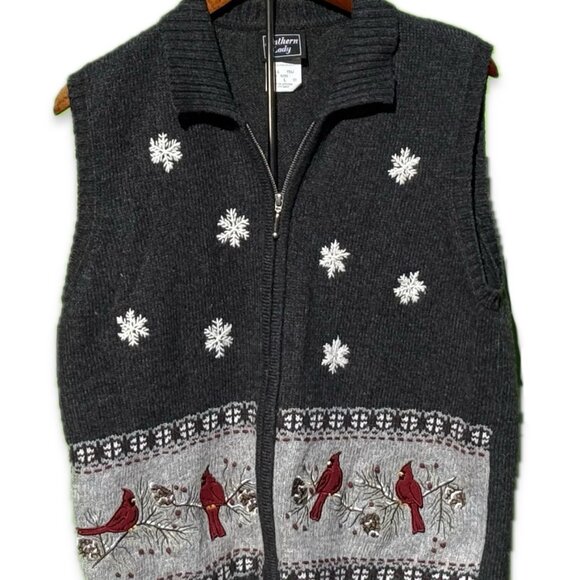 Vintage Winter Sweater Vest - Picture 1 of 3